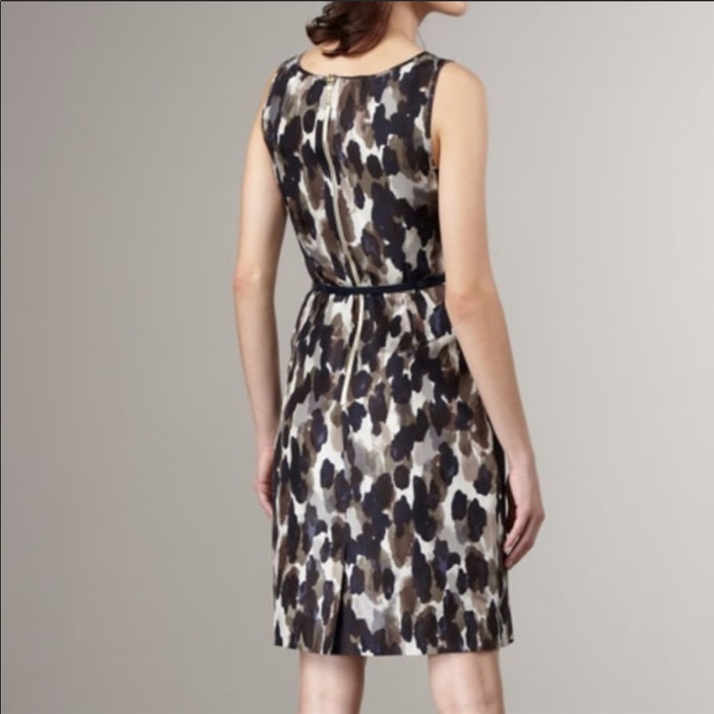 kate spade Rhea Ruffle Ink Blot dress EUC sz 8 - Picture 3 of 11